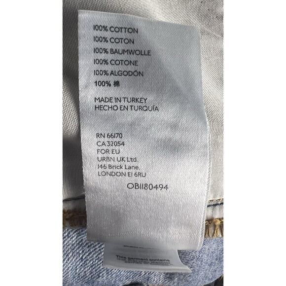 Free People Revolve Vixen Cigarette High Rise Denim Jeans Vintage Indigo Sz 29 - Picture 9 of 11